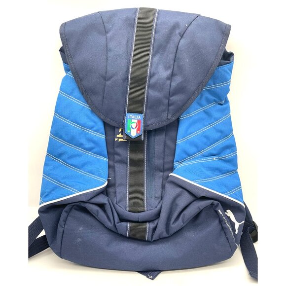 Vtg. Puma FIGC Italia Backpack 1988 Italian Soccer Federation GR72 - Picture 1 of 4